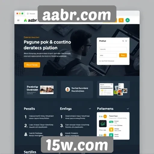 Análise da interface do usuário em aabr.com